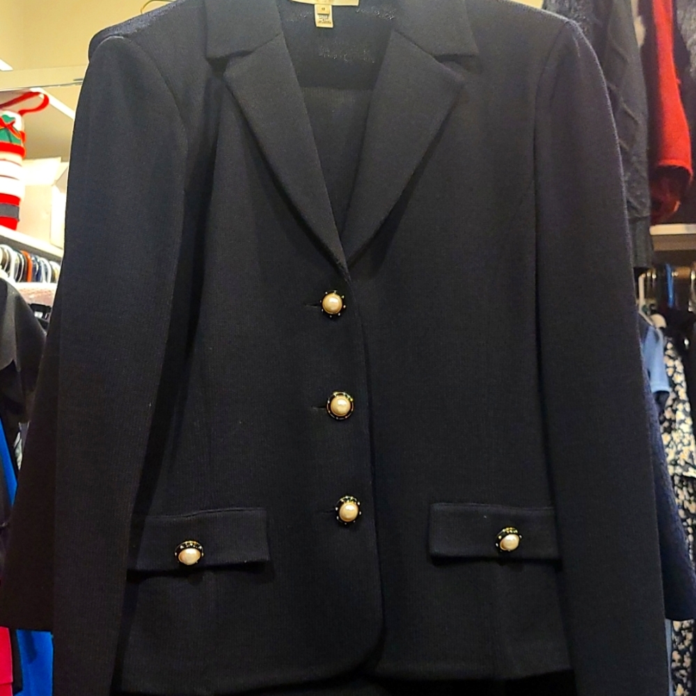 St John Suit Jacket & Skirt.